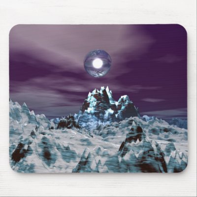Frozen Night Mousepad by jasonmit