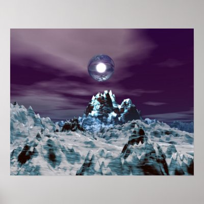 Frozen Night Print by jasonmit