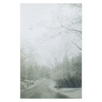 Frozen roads stationery