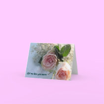 Frozen roses cards