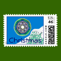 Frozen Sun Christmas Postage postage