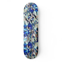 Frozen Waves Skateboard by jan4insight Frozen Waves Skateboard
