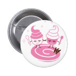 Frozen Yogurt Sisters Button