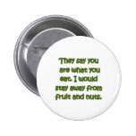 Fruit And Nuts Pinback Buttons
