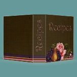 Fruit And Roses Recipe Book binders