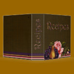 Fruit And Roses Recipe Book binders