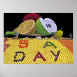 Fruit and Vegetable: 5 a Day! Posters
