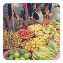 Fruit and vegetable stall sticker