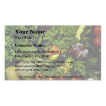 Fruit and vegetables business cards