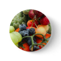 Fruit and Vegetables Pinback Button