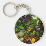Fruit and vegetables keychains