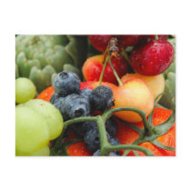 Fruit and Vegetables Postcard