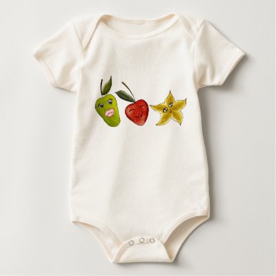 Fruit baby tee shirt by meafeby