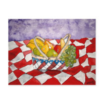 fruit basket 4 still life post cards art food postcards