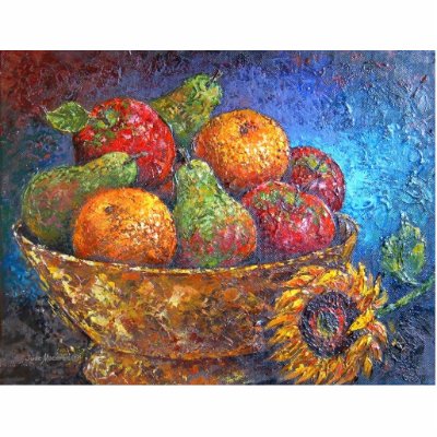 Acrylic Fruit Paintings