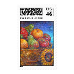 Fruit Basket Painting Art - Multi Stamp