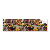 Fruit baskets, mixed fruit and cheeses bumper sticker