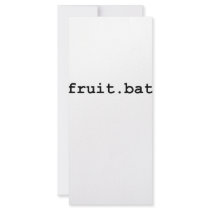 Fruit.bat rack cards