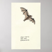 fruit bat trivia print