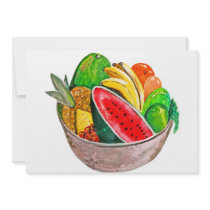 Fruit Bowl Personalized Invitation