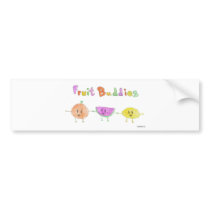 Fruit Buddies by Aubrey bumper stickers