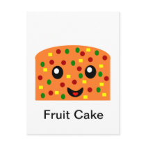 Fruit cake postcards