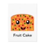 Fruit cake postcards