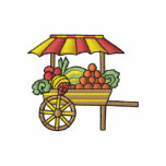Fruit Cart Embroidered Shirt