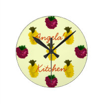 Fruit Clock Round wall clocks