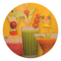 Fruit cocktails stickers