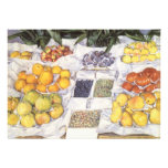 Fruit Displayed on a Stand by Gustave Caillebotte Invite
