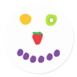 Fruit Face Smile stickers