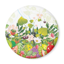 Fruit Garden Magnet by naturespaintbox Fruit Garden Magnet