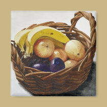 Fruit in a Basket magnets