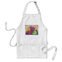 Fruit in Pastels Apron by dreamingagain Fruit in Pastels Apron