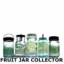 Fruit Jar Collector Mason Jars Desk Display Shelf