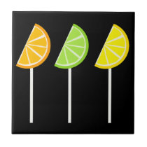 Fruit lollipops tile tiles