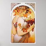 Fruit, Mucha Print