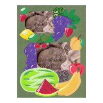 Fruit-n-Photos Poster posters by Customizables Fruit-n-Photos Poster posters