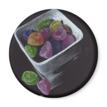 Fruit Pastilles magnets by fuzzydragons Fruit Pastilles magnets