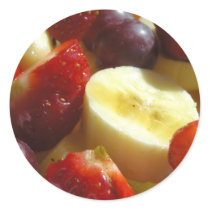 Fruit plate stickers