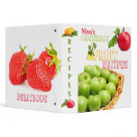 Fruit Recipes Cookbook Binder