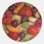 Fruit salad, close-up sticker