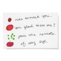 Fruit Sayings posters by tomboyinaskirt Fruit Sayings posters