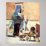 Fruit Seller in Naples Italy, 1918, Anonymous Larg posters