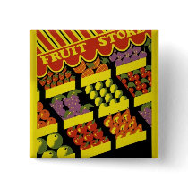 Fruit Store- WPA Poster - buttons