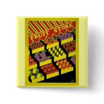 Fruit Store- WPA Poster - buttons