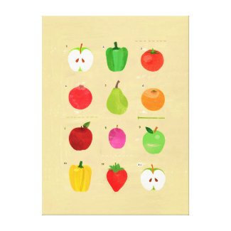 Fruit Stretched Canvas Prints