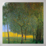 Fruit Trees by Gustav Klimt Poster