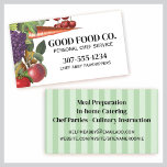 Fruit vegetable mega plant cooking business car... business card templates